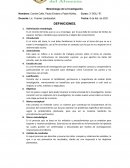 Metodología de la Investigación.Definiciones