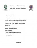 Propiedades Físicas y Químicas de la Materia