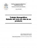 Estudio del ciclo de vida de un producto