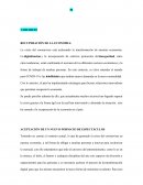 VARIABLES RECUPERACIÓN DE LA ECONOMIA