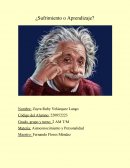 ¿Sufrimiento o aprendizaje?