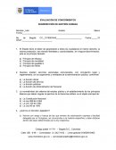 EVALUACIÓN DE CONOCIMIENTOS . SUBDIRECCIÓN DE GESTIÓN HUMANA