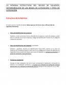 LA NÓMINA: ESTRUCTURA DEL RECIBO DE SALARIOS, DETERMINACIÓN DE LAS BASES DE COTIZACIÓN Y TIPOS DE COTIZACIÓN