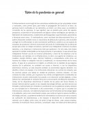 Retos de la pandemia en general