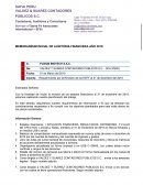 Requerimientos de Auditoría Financiera