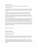 Historia de las cosas