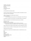 Transformación de actividad rutinaria en proyecto