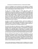 NATURALEZA E INTERPRETACIÓN DE LA PEDAGOGÍA HUMANA