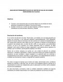 ANÁLISIS DE PROBLEMÁTICAS DE UN CENTRO DE SALUD APLICANDO INDICADORES DE CALIDAD