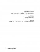 Riesgos y ataques de ciberseguridad