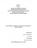 ENSAYO SOBRE LAS TEORÍAS DE LA GEOPOLÍTICA APLICADAS EN EL DERECHO LABORAL