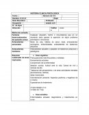 Historia Clínica de psicología