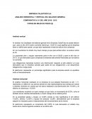 ANALISIS HORIZONTAL Y VERTICAL DEL BALANCE GENERAL