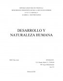 DESARROLLO Y NATURALEZA HUMANA