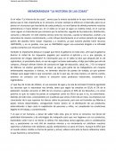 MEMORÁNDUM “LA HISTORIA DE LAS COSAS”