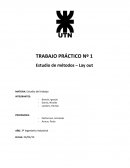 Estudio de métodos – Lay out