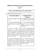 Alberdi y Sarmiento, dos proyectos educativos