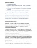 Testimonio introductorio