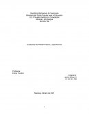 Evaluación de Mantenimiento y Operaciones