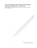 Taller para adultos mayores (salud mental y físca)