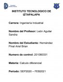 CUARTA GUÍA DE CALCULO DIFERENCIAL