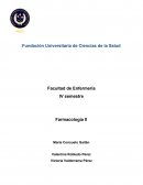 Trabajo escrito farmacología