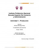 Actividad - Fundamentos de economía