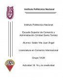 Actividad : yo y la creatividad