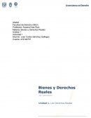 Bienes y derechos reales