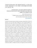 ANÁLISIS CONSTITUCIONAL DEL DERECHO HUMANO A LA EDUCACIÓN CUARTA GENERACIÓN, EN LOS PAÍSES LATINOAMERICANOS MEJOR EVALUADOS 2017 -2018.