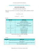 Formulario del Cálculo de Variaciones