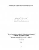 DEFINIR CADA UNA DE LAS TÉCNICAS DE SUSTENTACIÓN ARGUMENTANDO LA IMPORTANCIA DE ELLAS A NIVEL EDUCATIVO