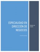 Especialidad en dirección de negocios