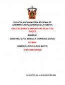 APLICACIONES E IMPORTANCIA DE LAS SALES
