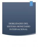 DEBILIDADES DEL FMI