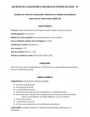 LOS RETOS DE LA EDUCACIÓN A DISTANCIA EN TIEMPOS DE COVID - 19