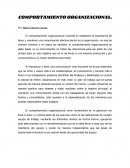 COMPORTAMIENTO ORGANIZACIONAL. TEORÍAS