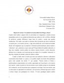 Reporte de Lectura 1 La misión de la universidad José Ortega y Gasset