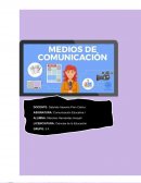 PRESENTACIÓN MEDIOS DE COMUNICACIÓN