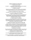 Paso de audiencia de conciliacion