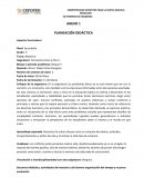 PLANEACIÓN DIDÁCTICA Aspectos Curriculares
