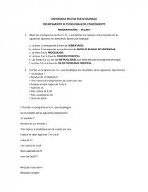 PROGRAMACIÓN I – TALLER 7. Página 1
