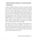 SOCIOLOGIA SOCIAL Y SOCIOLOGIA POLITICA