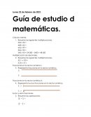 GUIA DE MATEMÁTICAS