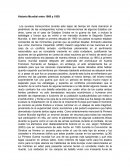 Historia Mundial entre 1900 y 1939