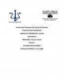 Facultad de psicologia. Unidad de aprendizaje: Análisis