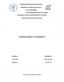 PERIODISMO LITERARIO