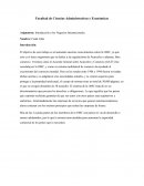 Introducción a los Negocios Internacionales