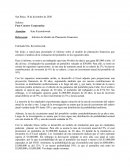 Informe de Modelo de Planeación Financiera