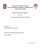 PRÁCTICA 1 LA PLANEACIÓN ESTRATÉGICA COMERCIAL